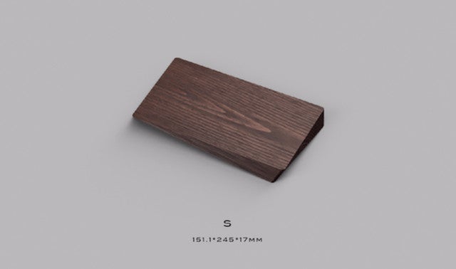 水切れが良く、素材を魅せる「まな板 KABUKI」銀杏＆越前漆職人による