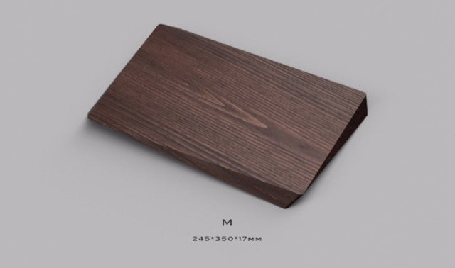 水切れが良く、素材を魅せる「まな板 KABUKI」銀杏＆越前漆職人による