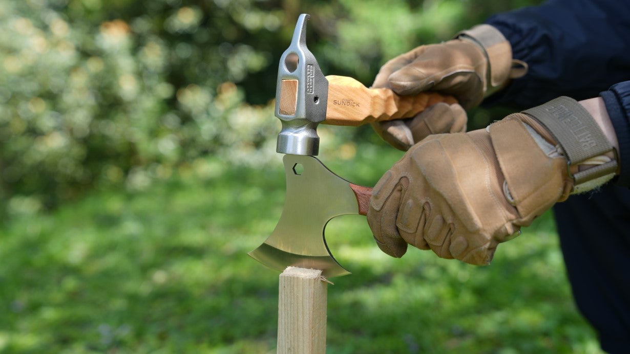 CRAFTSMAN HALF HATCHET アウトドアハンマー付斧 CRAFTSMAN HALF HATCHET アウトドアハンマー付斧の通販 by ぴ