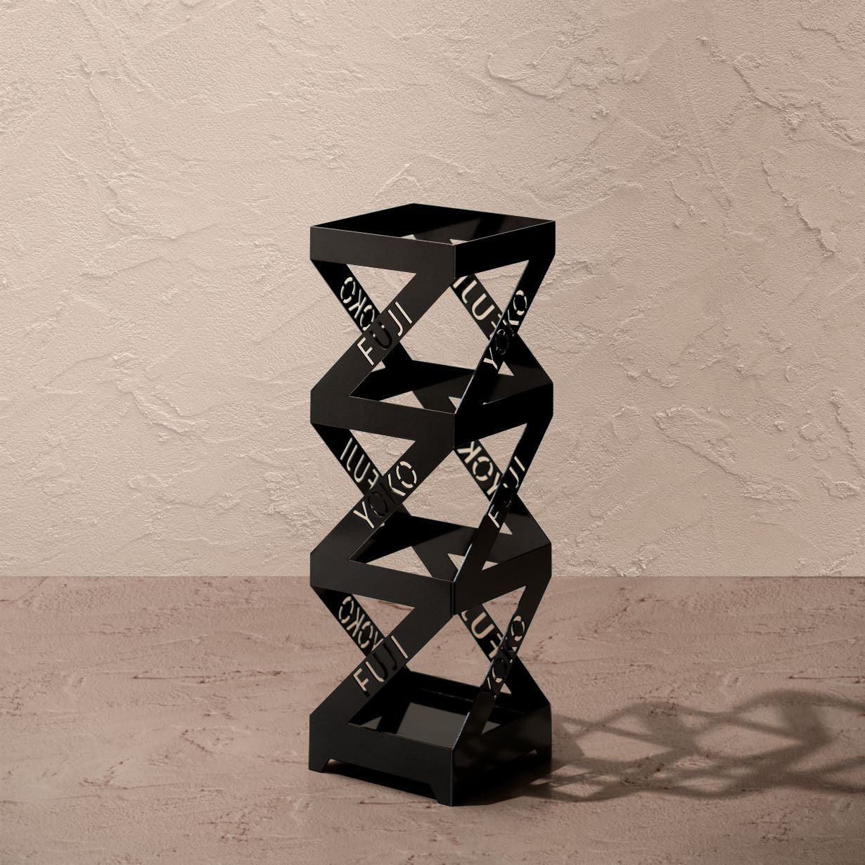 貴重】ちょっと贅沢な傘立てにも！骨董壷.花器 金属製 作家名前刻印