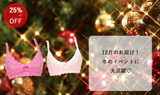 【クリスマスまでにお届け】ブラジャー1着25％OFF＜送料込み＞