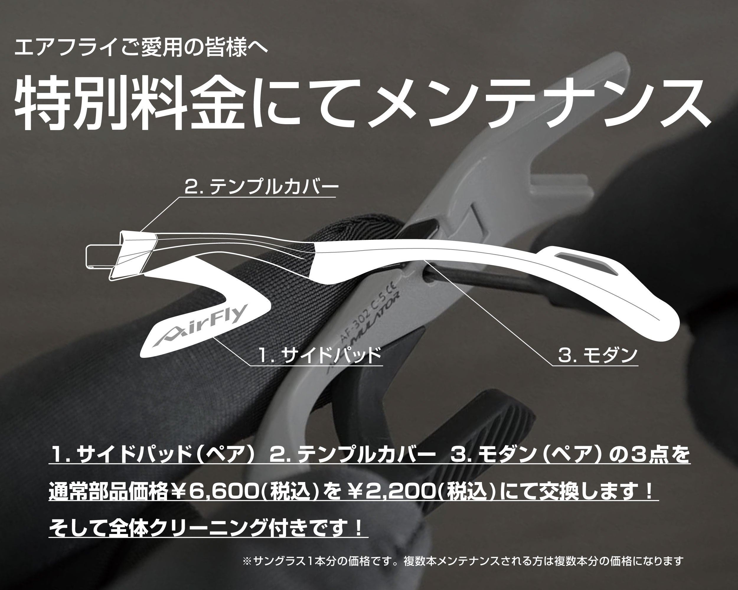鼻パッドがない!? 世界初スポーツサングラス「エアフライ」鯖江産