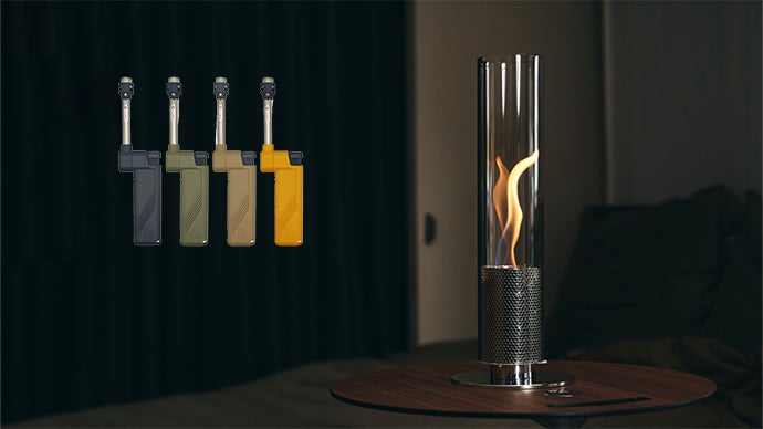 難しい火おこし不要！本物の炎のゆらぎを自宅で楽しむ『バイオ