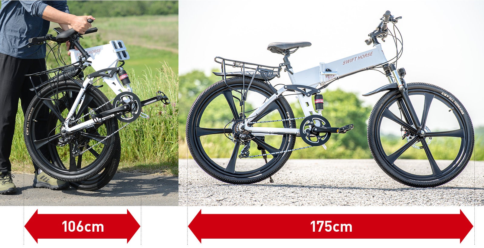 26インチ折り畳み電動自転車」普段使いも旅先でも、スムーズな中距離