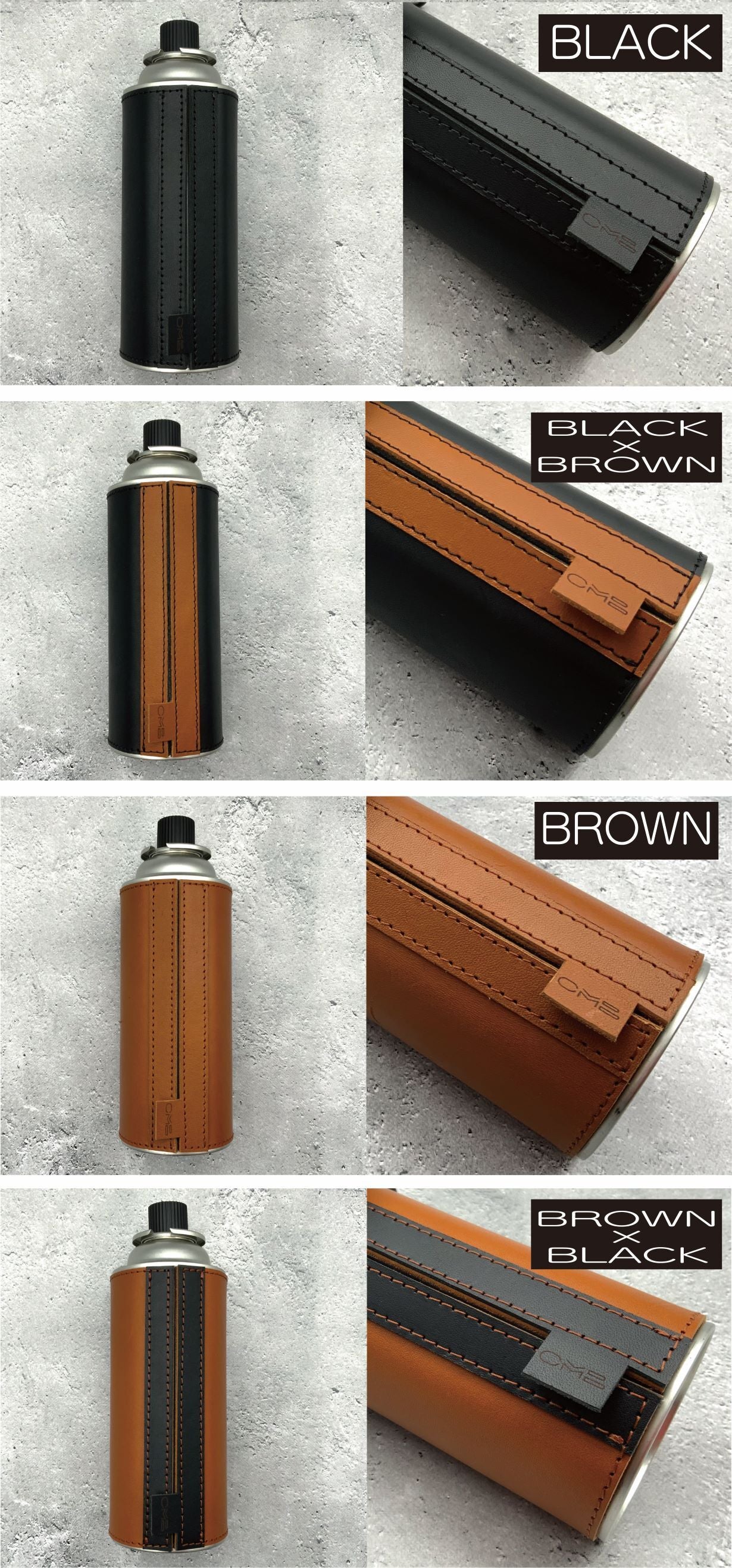 くるっと巻くだけのワンアクションでキマる！魅せる【本革CB缶カバー