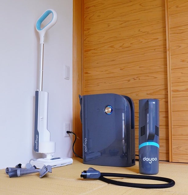 【新品】設置＆移動型 DAYOO スチームクリーナー Makuake｜105°C高温洗浄&除菌、全てこの1台で。Dayoo多機能スチーム