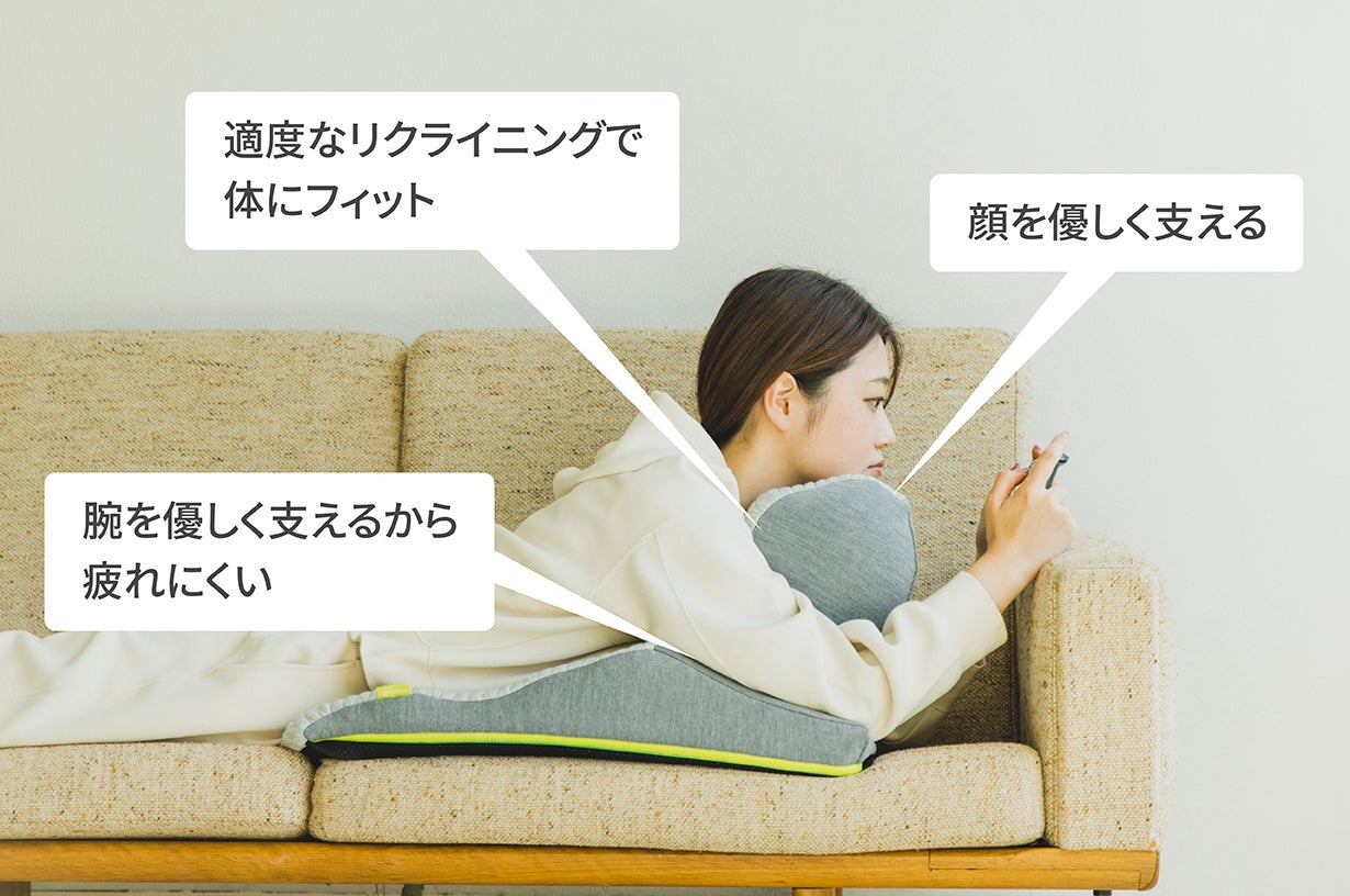 まっさ　keeps 西川くつろぎのまくら Keeps ピロークッション（くつろぎのまくら） 幅51×長さ64×高さ