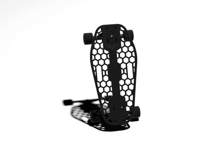 Hex ハニカム構造 ブラック スケートボード Hex ハニカム構造 ブラック