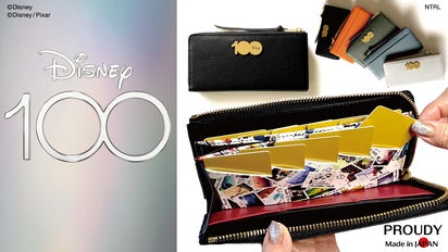 Disney100周年/スタンプVer.】「最大30枚」美しく整う長財布｜マクアケ