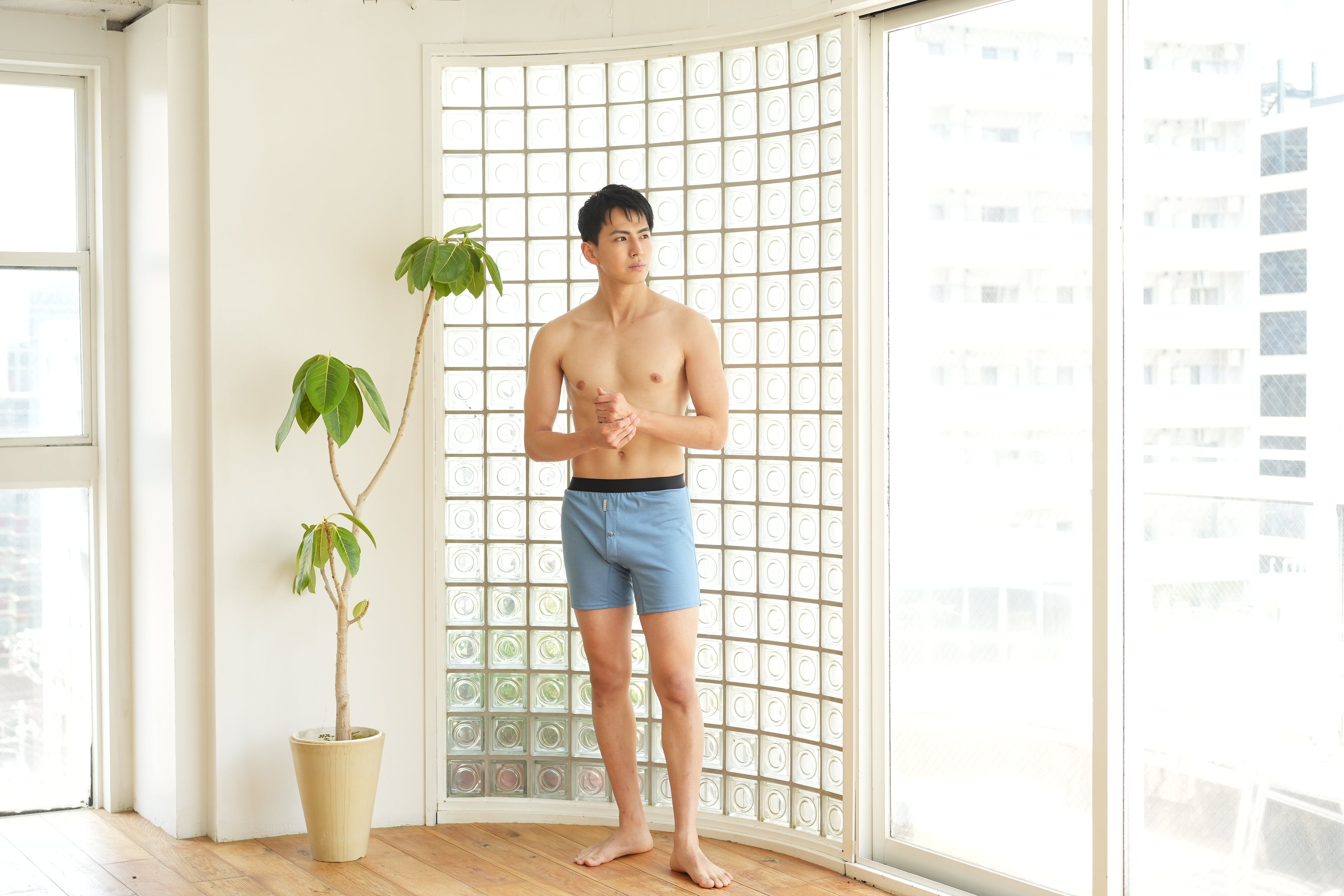 ニットトランクス メンズ下着3点セット専用ボックス付き 日本製 ZIVANE メンズ下着といえばボクサーパンツ。そんな常識を変える純国産ニット