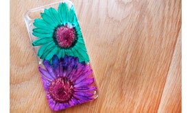 世界に一つだけ！鮮やかな押し花を使った,ハンドメイドのアートケース 