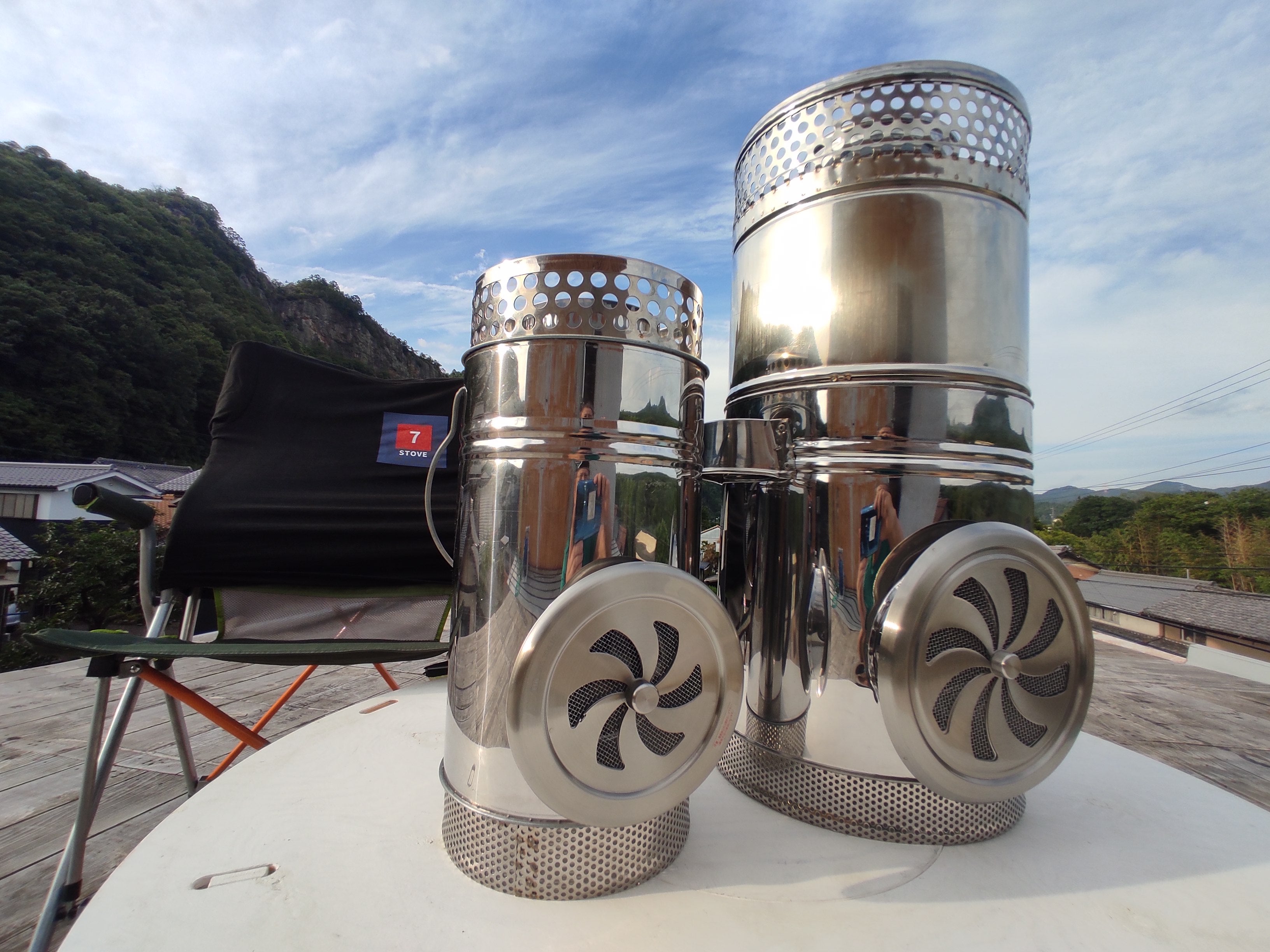 Amazon｜池永鉄工(Ikenaga Iron Works) 七輪 26cm 炭火焼 網焼き 炭火