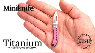 99.9%純チタン製ミニマム爪楊枝！ポケットに入れていつでも使える！超