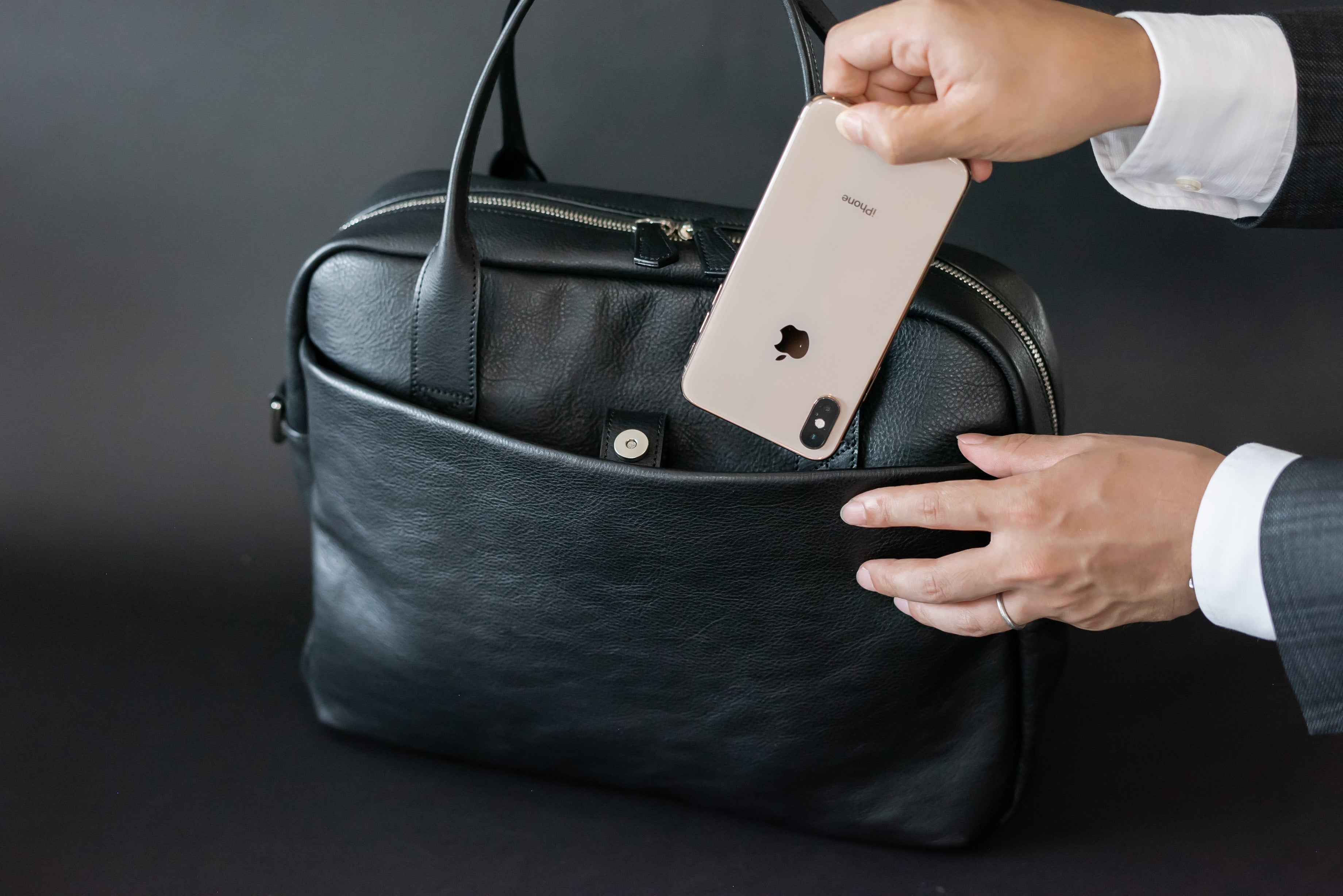 【極美品】新進工房 大人ビジネスバッグ キャメル 極美品】新進工房 大人ビジネスバッグ キャメル