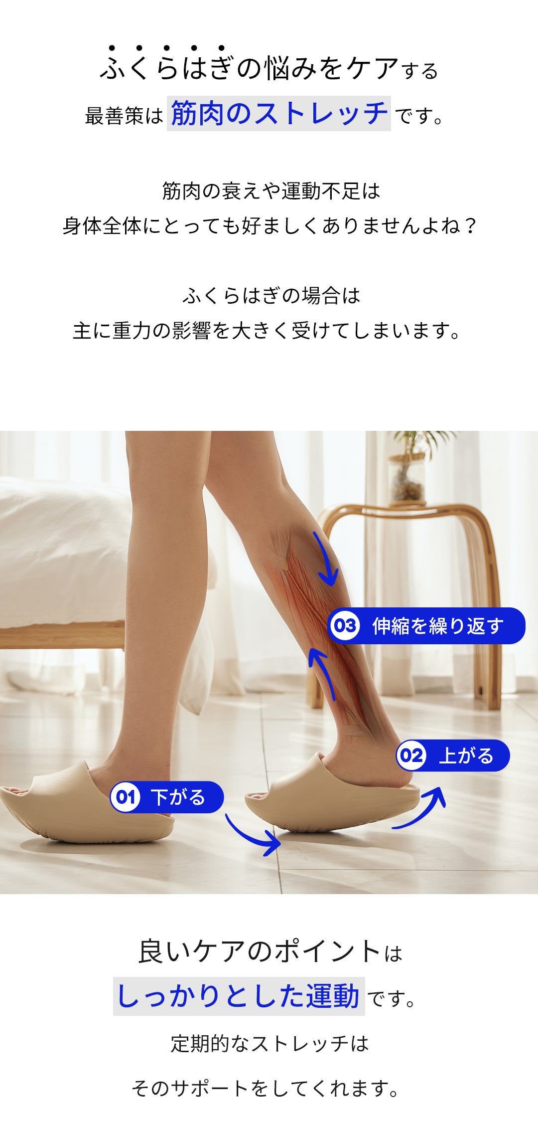 美脚を目指す全ての女性へ！ストレッチスリッパ SWING N BALANCE