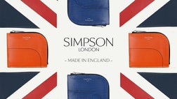 日本限定モデル！英国職人が作るコンパクト多機能財布・SIMPSON LONDON