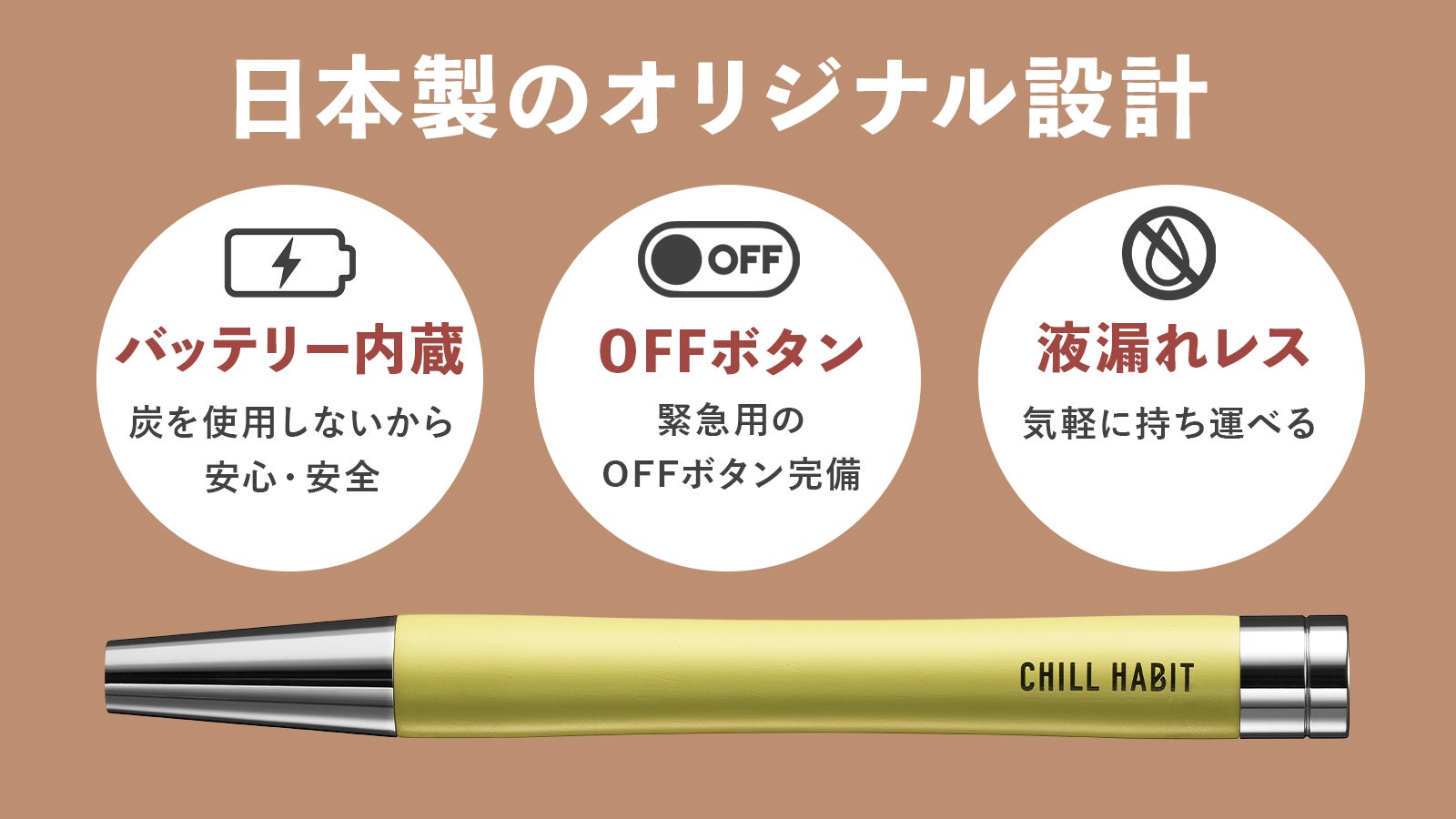 チルハビット3本 シーシャ好き必見！超手軽に濃厚フレーバーを仲間と楽しむ新感覚