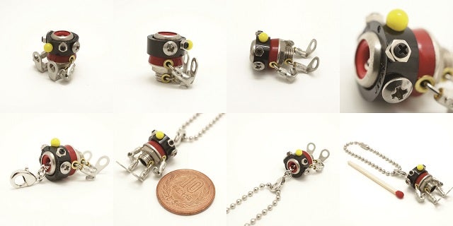 一つずつ手作りで生まれた☆ロボットモチーフのアクセサリー