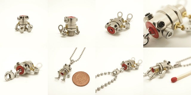 一つずつ手作りで生まれた☆ロボットモチーフのアクセサリー