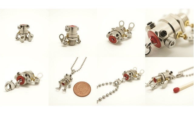 一つずつ手作りで生まれた☆ロボットモチーフのアクセサリー