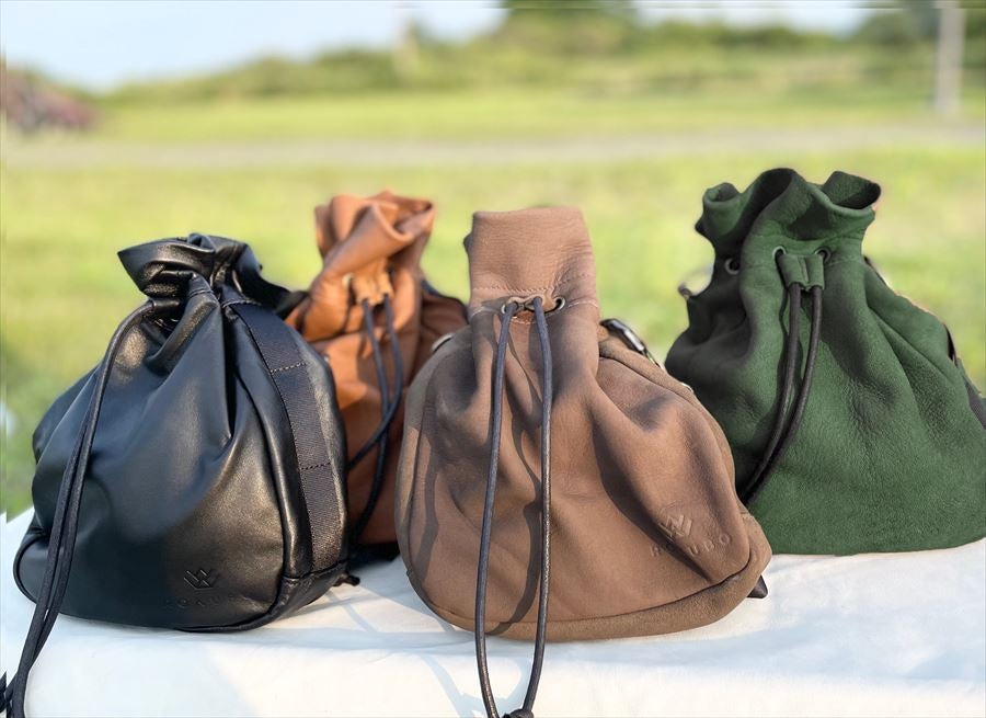 A. Super Tramp様　鹿革巾着ポーチ A. Super Tramp様 鹿革巾着ポーチ A. Super Tramp様 鹿革巾着ポーチ