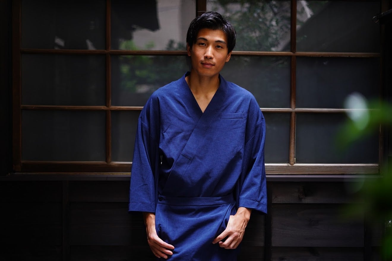 手縫い 浴衣 KIMONOMACHI 浴衣 レディース 2点セット(浴衣+半幅帯) B