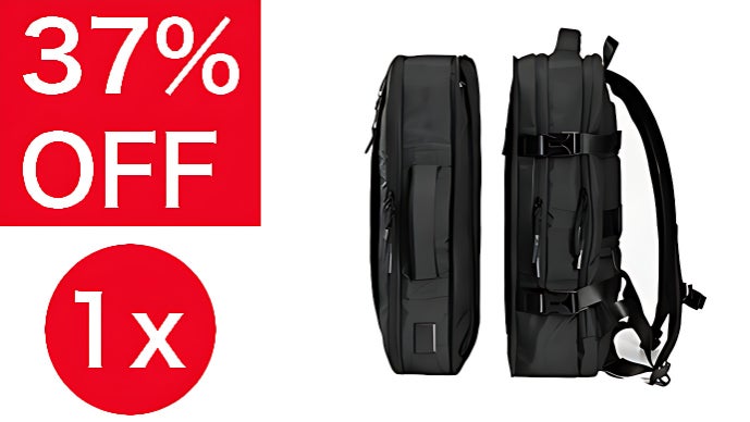 リュックの常識が覆る】2つのバックに分解可能な多機能バックパック