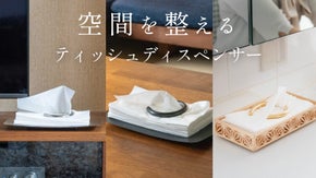 ティッシュを美しく、空間を整える。日本の伝統工芸が生み出したディスペンサー