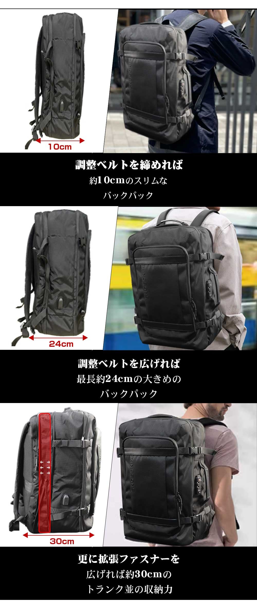 イーストパック ユニセックス スーツケース バックパック Morius 34L カラー:Soft Navy