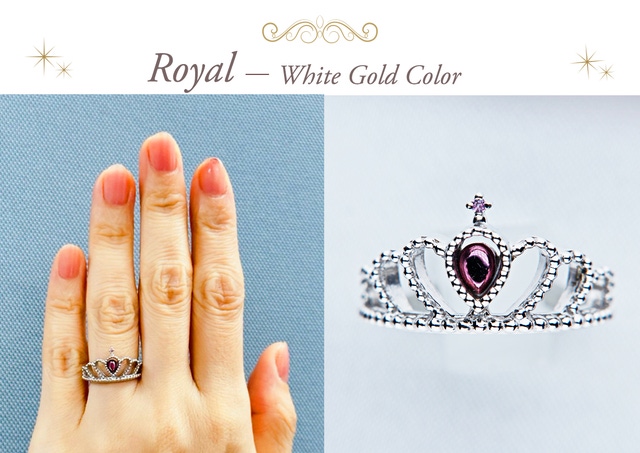 運命の出会い - パープルゴールドを装飾したティアラリング｜マクアケ - アタラシイものや体験の応援購入サービス Blue Tiara３００ミリ傘掛け