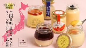 プリンの女王厳選！全国６県の絶品プリンがセットで届くドリーム企画