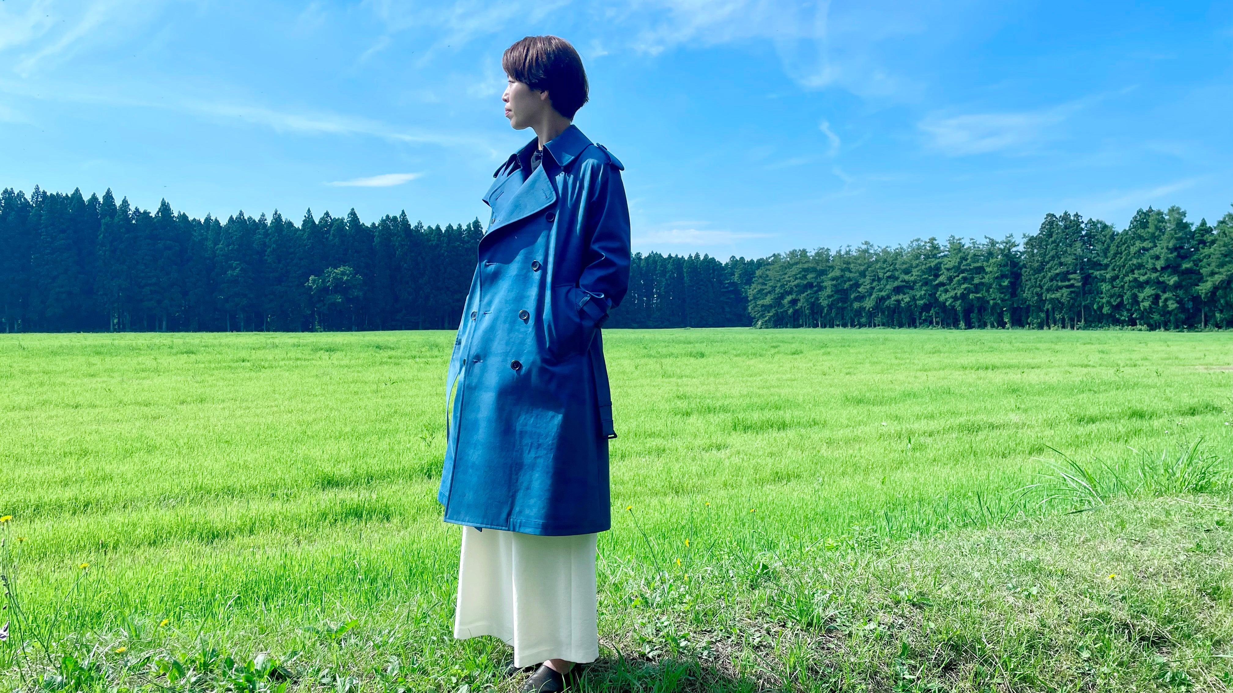 SANYOSEWING×あおもり藍 日本屈指のコート専業工場が作る本藍染