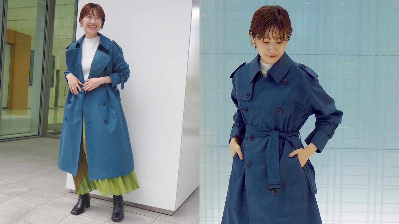 316.藍染めのコート、絞り染め　手染め　柔らかい　ロング　一重　襟　ゆったり 316.藍染めのコート、絞り染め 手染め 柔らかい ロング 一重 襟
