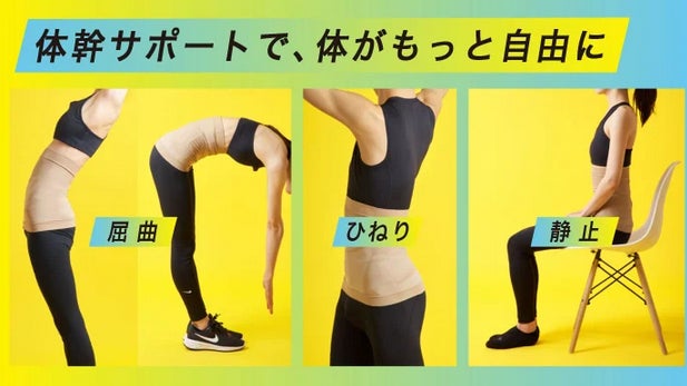 カラダに「一層」プラスする。筋膜発想のボディメイクインナー