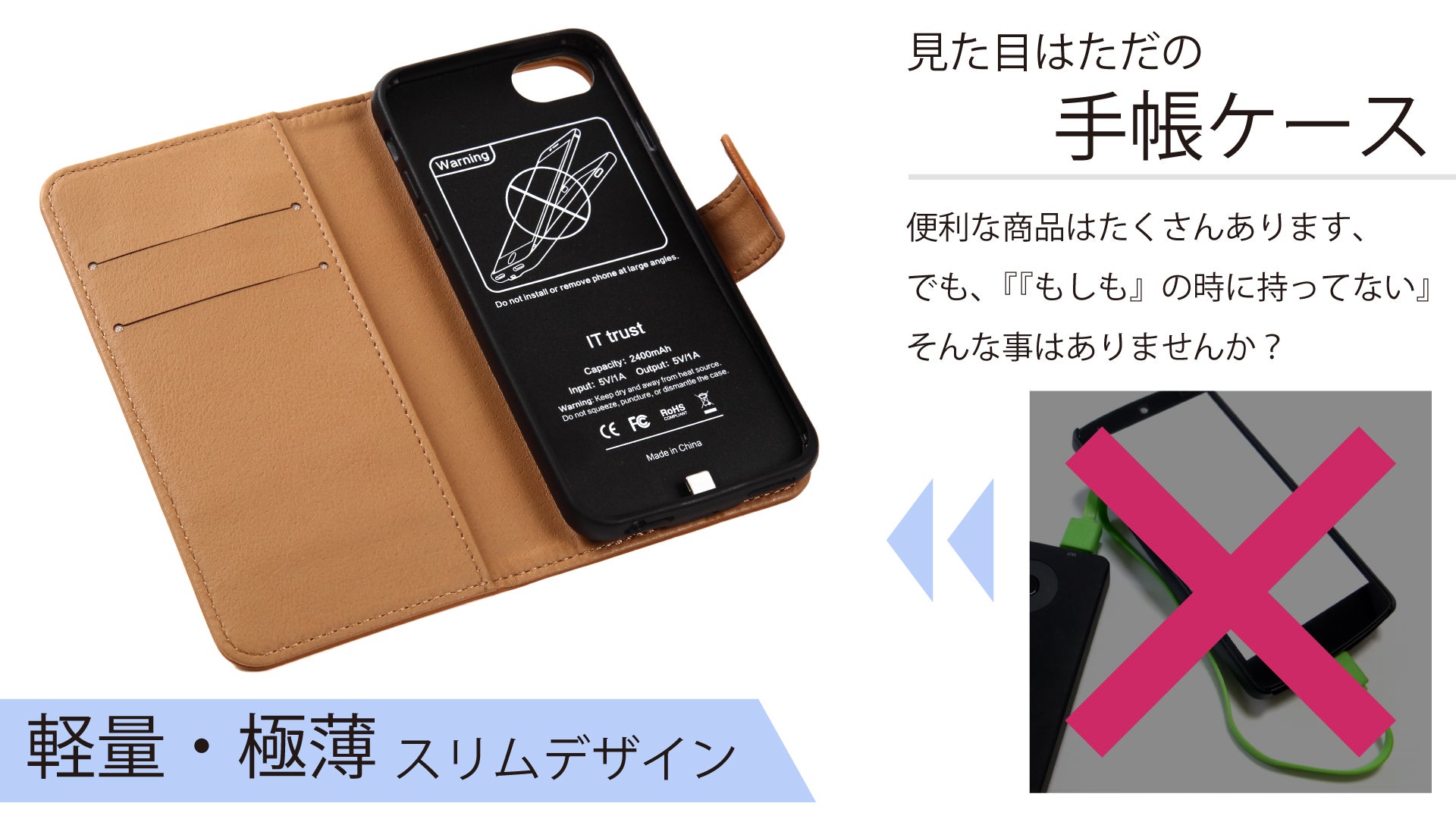 iPhone8 128GB SIMフリー　バッテリー100% 手帳型ケース付き iPhone8 128GB SIMフリー バッテリー100% 手帳型ケース付き