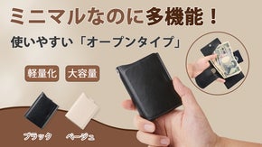 手のひらサイズ、一日分のキャッシュを全収納！ ミニ財布 RUNELVES Q1