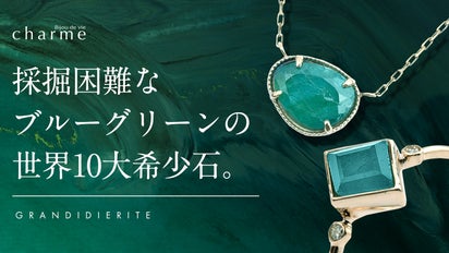 第4弾】世界10大希少石！個性的に輝く『グランディディエライト 