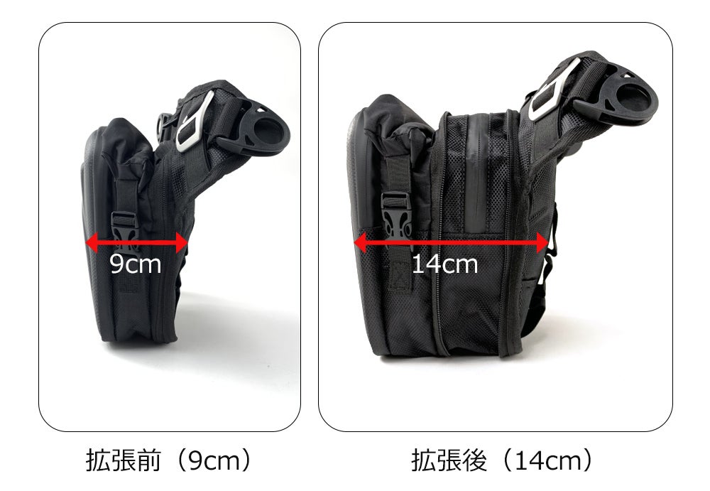 3WAY（バイクタンク・ショルダー・ウエスト）使用可能なEVAシェルバッグ2.0 3WAY（バイクタンク・ショルダー・ウエスト）使用可能なEVAシェル
