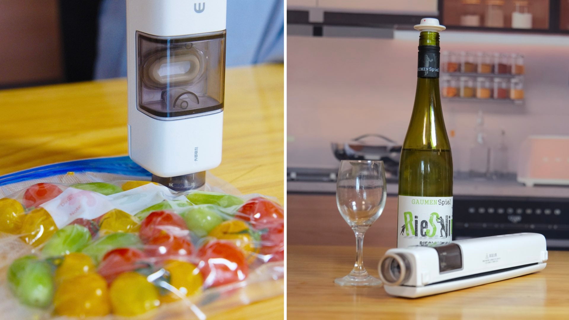 Makuake｜磁力でピタッ！手のひらサイズの充電式コードレス真空パック