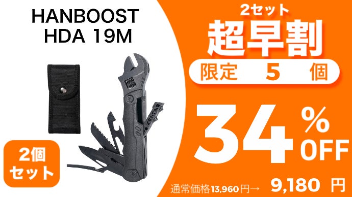 DIYにもアウトドアにも最適！多機能レンチ「マルチツール19in1