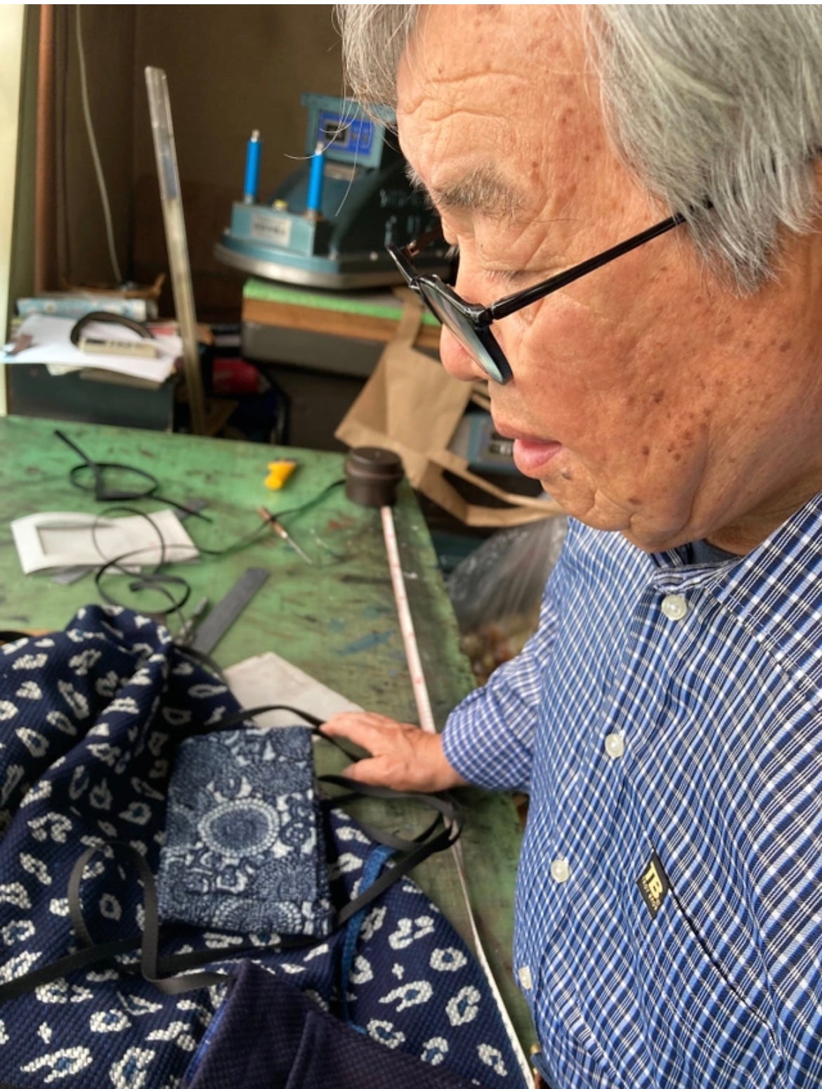 伝統の職人技の掛け合わせ。武州正藍染刺し子の剣道着で作る