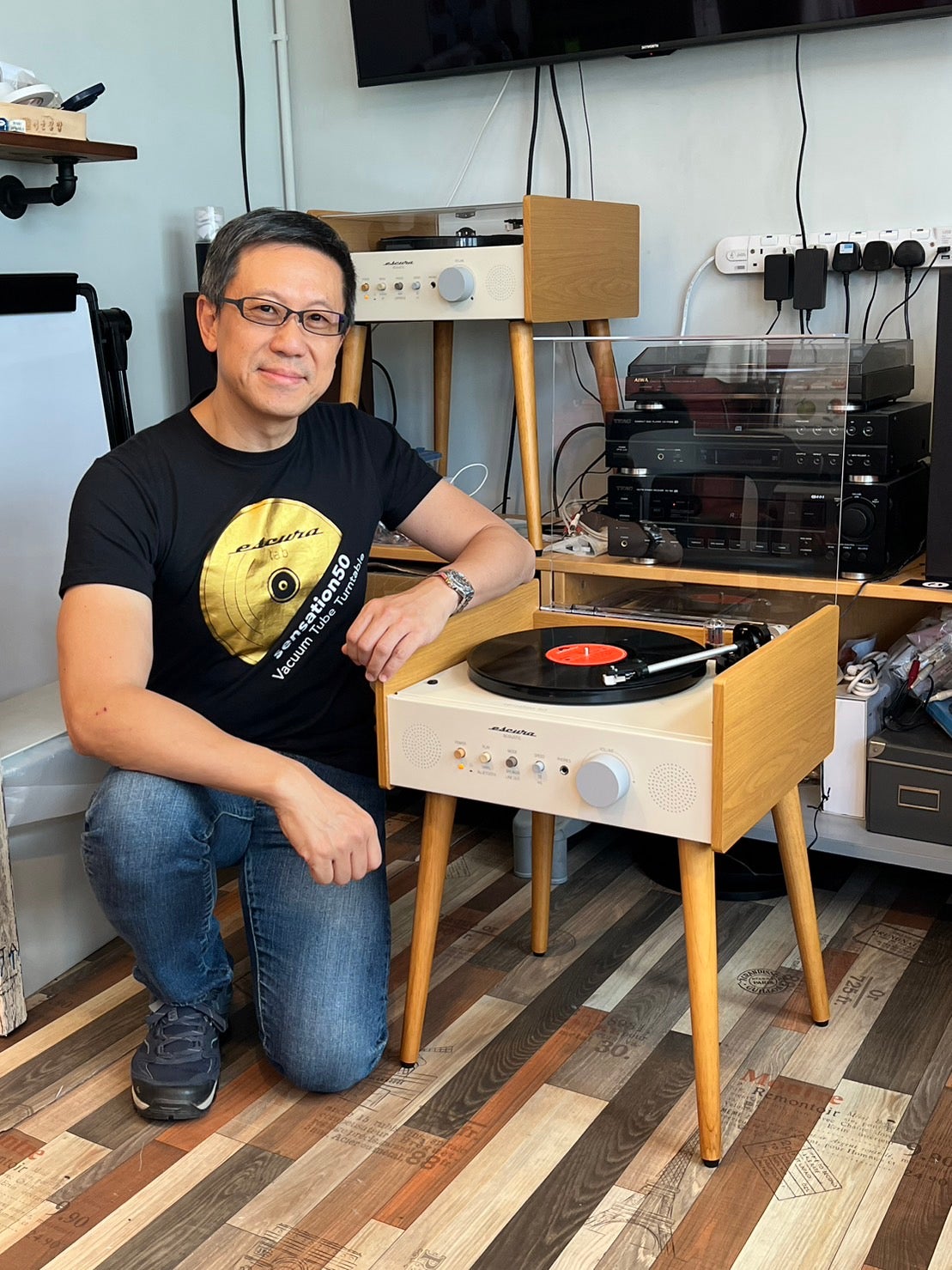 お気に入りの1枚を味わう。Bluetooth接続も可能な真空管レコード
