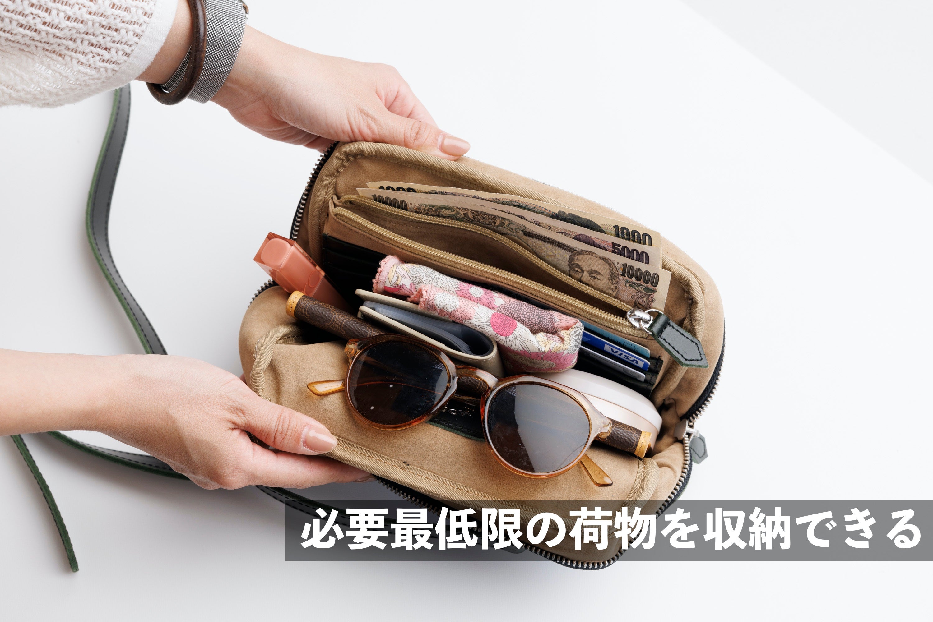 Makuake｜収納力＆機能性を実現した新構造。高級イタリアンレザーを