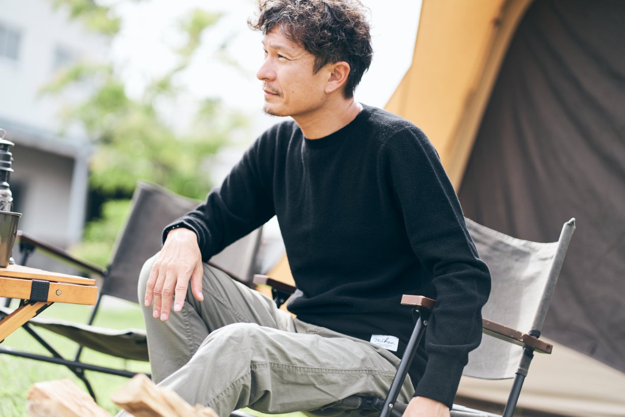 Orange×島精機製作所 ホールガーメント(R)メリノウールニット