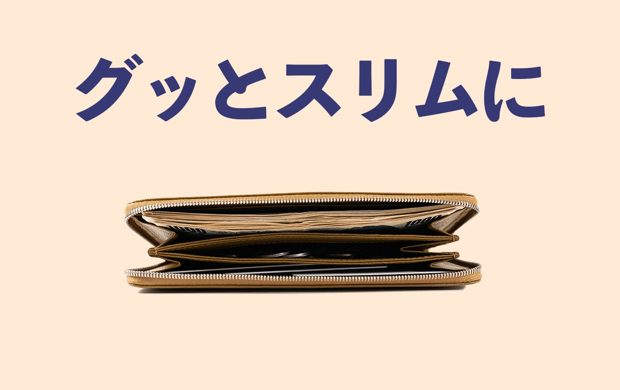 【新品未使用】4℃ 長財布『セルシウス・ミュゲ』 小さい薄いは当たり前。圧倒的品質で違いを生み出す次世代のニュー