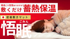 【光を利用した蓄熱保温！】密着したくなる肌触りと温もり！新感覚敷マット！日本製