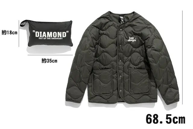 旅するダウン】 大容量収納＆畳むとクッション！DIAMONDダウン