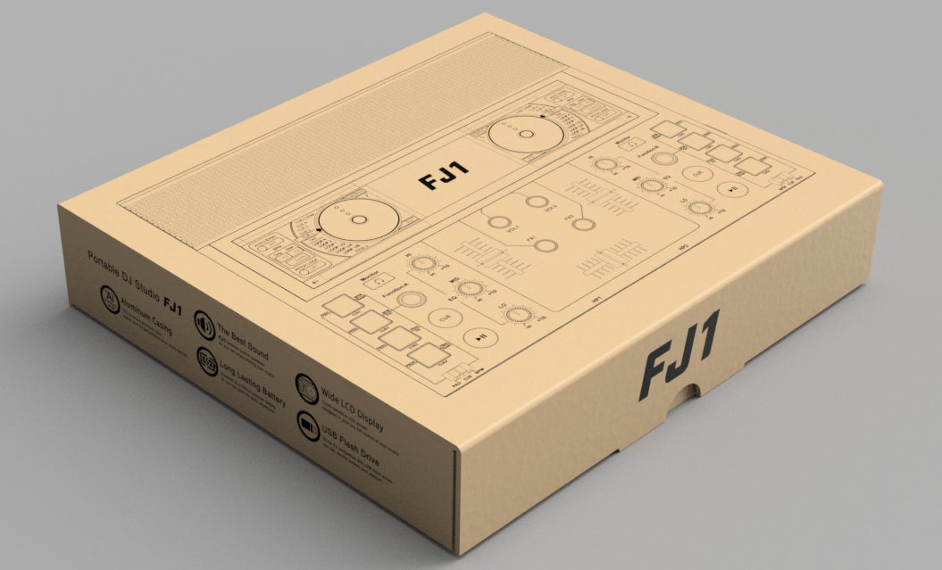 DJ機材 FJ1 Portable DJ Studio ポータブルDJシステム「FJ1」簡易マニュアルその1「曲を再生