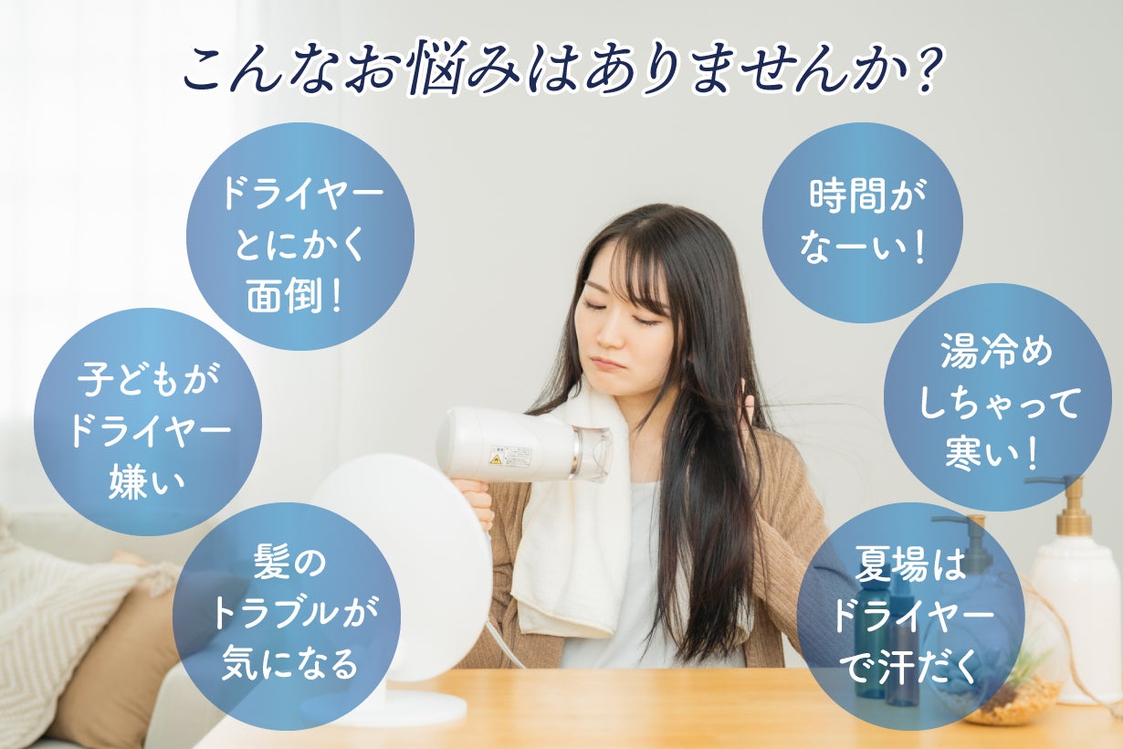忙しい日々の「救世主」ドライヤー時短 スピード吸水 オーガニック