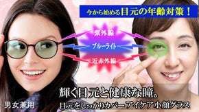 かけるだけで、目元の年齢対策！輝く目元と健康な瞳を届けたい！｜アイケア小顔グラス